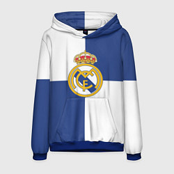 Толстовка-худи мужская Real Madrid: Blue style, цвет: 3D-синий