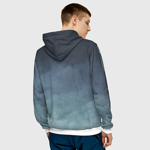 Мужская толстовка Танк / 3D-Белый – фото 4