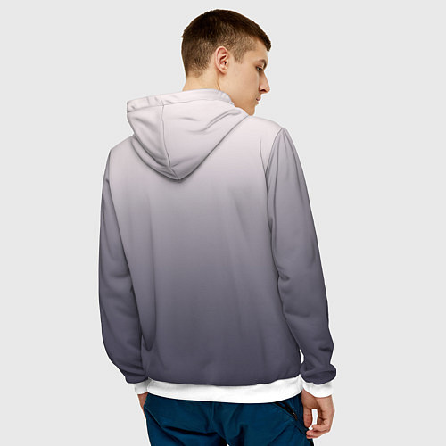 Мужская толстовка Проверка зрения / 3D-Белый – фото 4