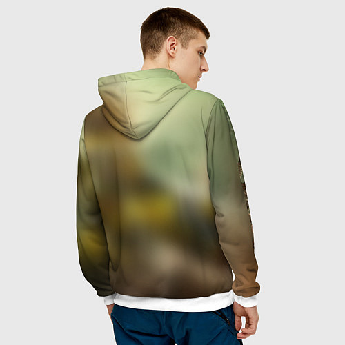 Мужская толстовка WH40k warboss / 3D-Белый – фото 4