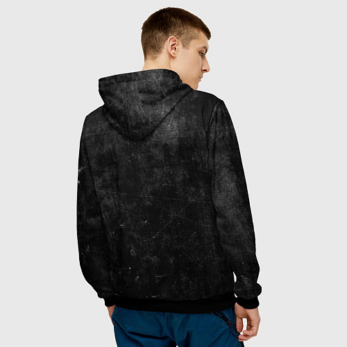Мужская толстовка 50 cent: black style / 3D-Черный – фото 4