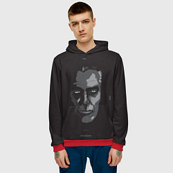 Толстовка-худи мужская G-Man Face, цвет: 3D-красный — фото 2