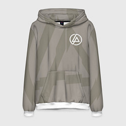 Толстовка-худи мужская Linkin Park: Grey style, цвет: 3D-белый