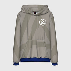 Толстовка-худи мужская Linkin Park: Grey style, цвет: 3D-синий