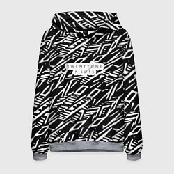 Толстовка-худи мужская Twenty One Pilots: Pattern, цвет: 3D-меланж