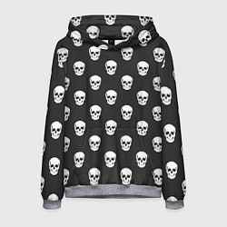 Толстовка-худи мужская BFMV: Skulls, цвет: 3D-меланж