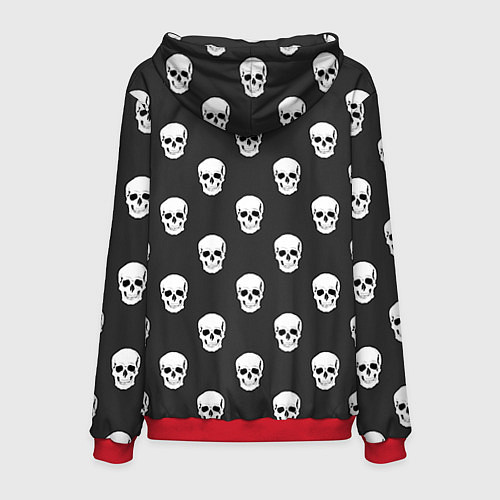 Мужская толстовка BFMV: Skulls / 3D-Красный – фото 2