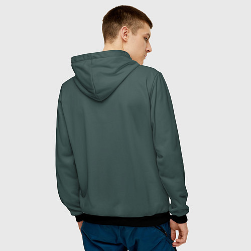 Мужская толстовка Black Mirror: Blocked / 3D-Черный – фото 4