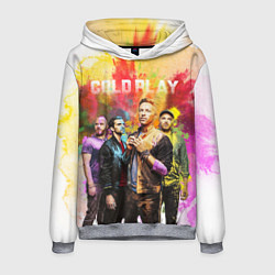 Толстовка-худи мужская Coldplay, цвет: 3D-меланж
