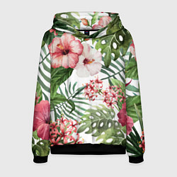 Толстовка-худи мужская Таинственный остров, цвет: 3D-черный