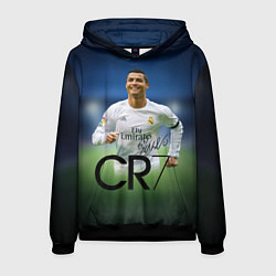 Толстовка-худи мужская CR7, цвет: 3D-черный