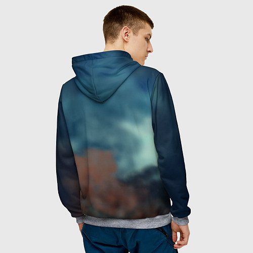 Мужская толстовка Гром войны / 3D-Меланж – фото 4