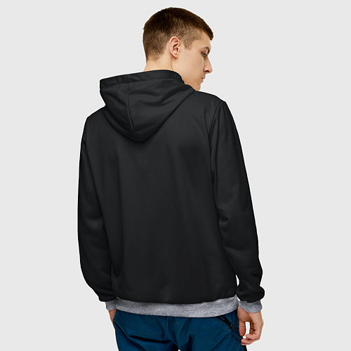 Мужская толстовка Не сдавайся Сибирь / 3D-Меланж – фото 4