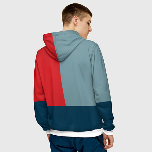 Мужская толстовка Everlasting Summer / 3D-Белый – фото 4