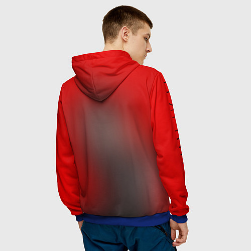 Мужская толстовка Persona 5 / 3D-Синий – фото 4