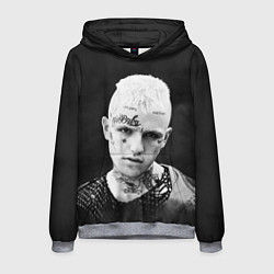 Толстовка-худи мужская Lil Peep: Black Edition, цвет: 3D-меланж