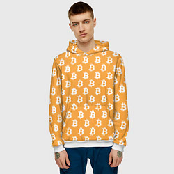 Толстовка-худи мужская BTC Pattern, цвет: 3D-белый — фото 2