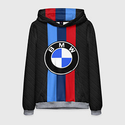 Толстовка-худи мужская BMW SPORT, цвет: 3D-меланж