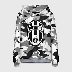 Толстовка-худи мужская FC Juventus: Camouflage, цвет: 3D-меланж