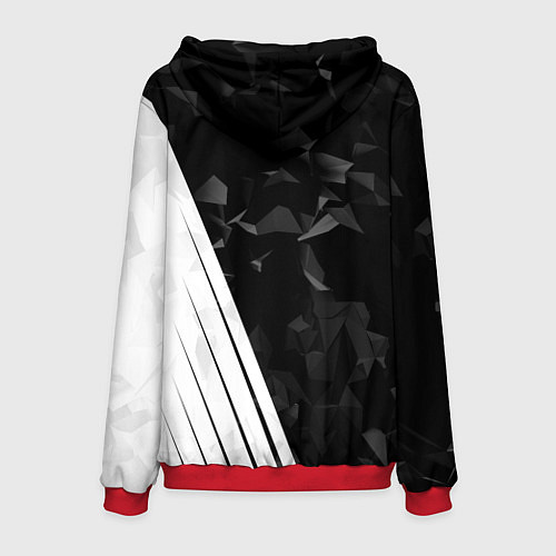 Мужская толстовка Audi: Black Poly / 3D-Красный – фото 2