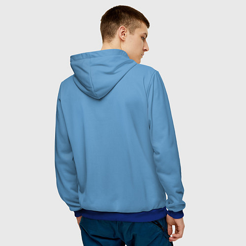 Мужская толстовка Mnogoznaal / 3D-Синий – фото 4