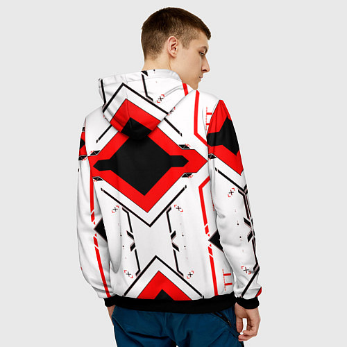 Мужская толстовка CS:GO Techno Cyrex / 3D-Черный – фото 4