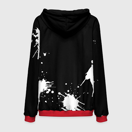 Мужская толстовка Группа OOMPH! / 3D-Красный – фото 2