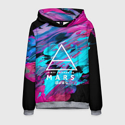 Толстовка-худи мужская 30 STM: Neon Colours, цвет: 3D-меланж