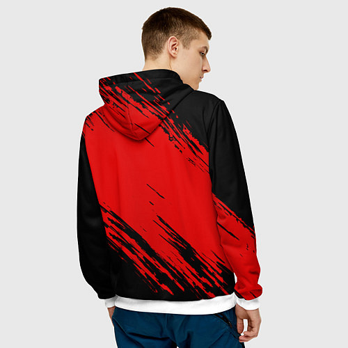 Мужская толстовка USSR: Red Patriot / 3D-Белый – фото 4
