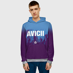 Толстовка-худи мужская Avicii Star, цвет: 3D-меланж — фото 2