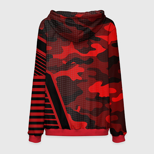 Мужская толстовка CS:GO Red Camo / 3D-Красный – фото 2