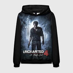 Толстовка-худи мужская Uncharted 4: A Thief's End, цвет: 3D-черный