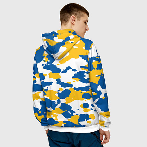 Мужская толстовка Real Madrid: Camo / 3D-Белый – фото 4