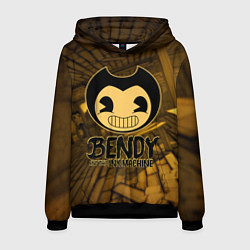 Толстовка-худи мужская Black Bendy, цвет: 3D-черный