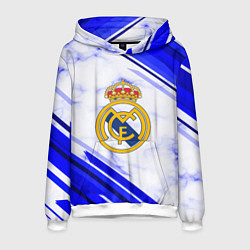 Толстовка-худи мужская Real Madrid, цвет: 3D-белый
