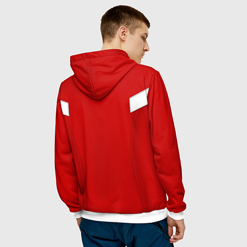 Мужская толстовка Сборная России / 3D-Белый – фото 4