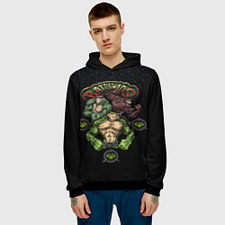 Толстовка-худи мужская Battletoads Trio, цвет: 3D-черный — фото 2