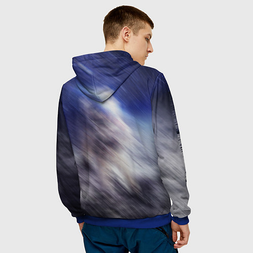 Мужская толстовка Starfield / 3D-Синий – фото 4