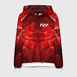 Мужская толстовка Mass Effect: Red Armor N7