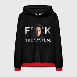 Мужская толстовка F*ck The System: Mr Robot