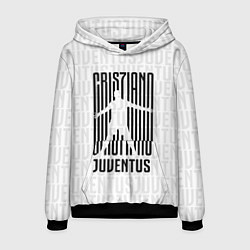 Толстовка-худи мужская Cris7iano Juventus, цвет: 3D-черный