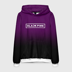 Мужская толстовка Black Pink: Violet Gradient