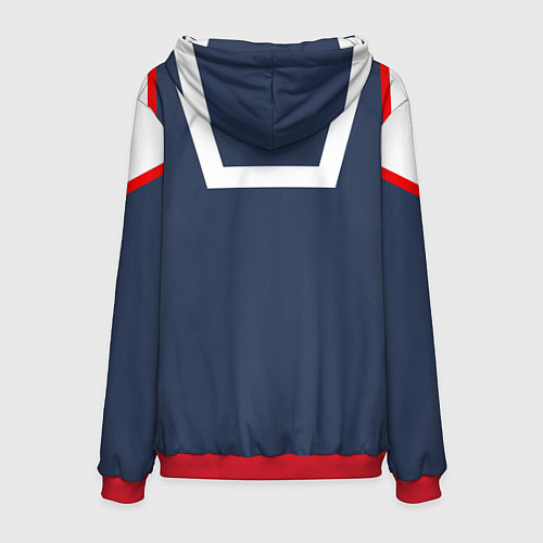 Мужская толстовка MHA U A SCHOOL / 3D-Красный – фото 2