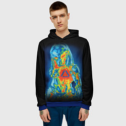 Толстовка-худи мужская Predator Vision, цвет: 3D-синий — фото 2