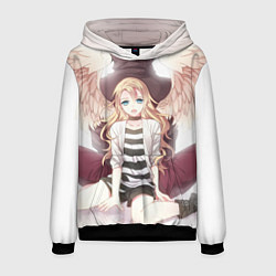Толстовка-худи мужская Angels of Death, цвет: 3D-черный