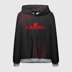 Мужская толстовка CS:GO Grey Carbon