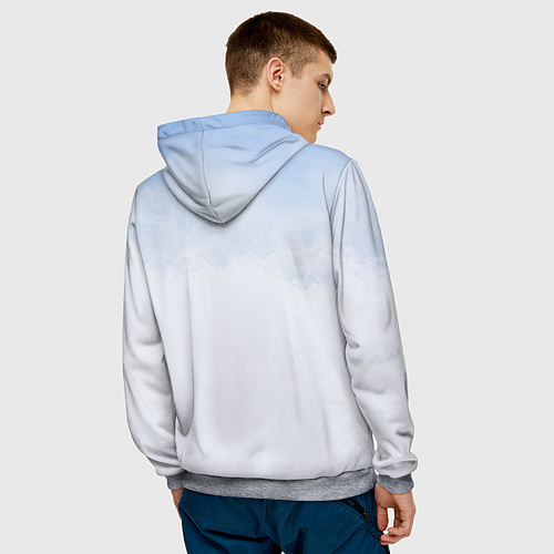 Мужская толстовка Золотое божество / 3D-Меланж – фото 4