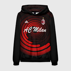 Толстовка-худи мужская AC Milan - FC, цвет: 3D-черный