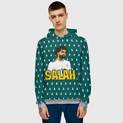 Толстовка-худи мужская Salah Style, цвет: 3D-меланж — фото 2