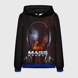 Толстовка-худи мужская Mass Effect, цвет: 3D-синий